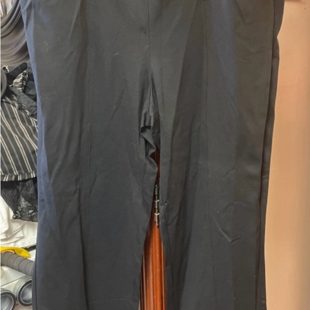 BNWT CATO 18/20 BLACK STRAIGHT LEG HIGH RISE DRESS SLACKS PANTS